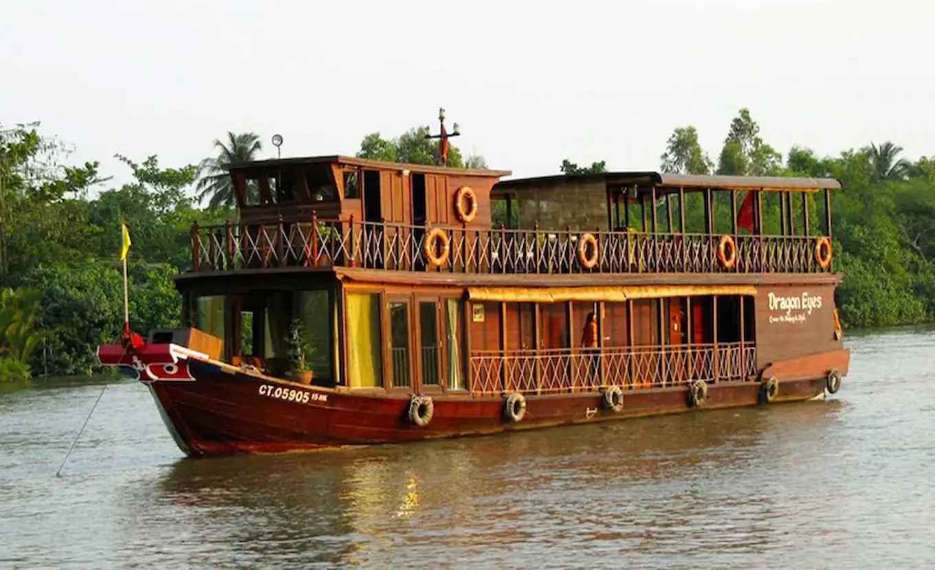 Mekong Dragon Eyes Cruise - Phnom Penh - Chau Doc - Cai Be - Can Tho 3 Days 2 Nights